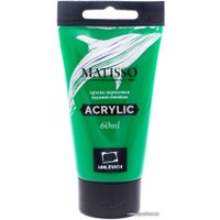 Акриловая краска Малевичъ Matisso 617063 (60 мл, зеленый средний)