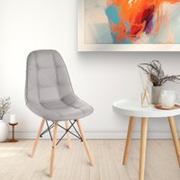 Стул Mio Tesoro Элма SC-004 (серый/дерево)