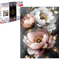 Алмазная мозаика  Феникс+ Пионы с золотом 70846