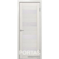 Межкомнатная дверь Portas S23 60x200 (французский дуб, стекло мателюкс матовое)