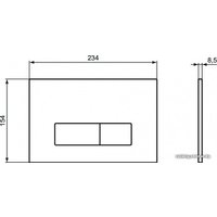 Панель смыва Ideal Standard ProSys Oleas M2 R0121AC (белый)