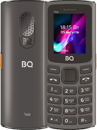 

Телефон BQ BQ-1862 Talk (серый)