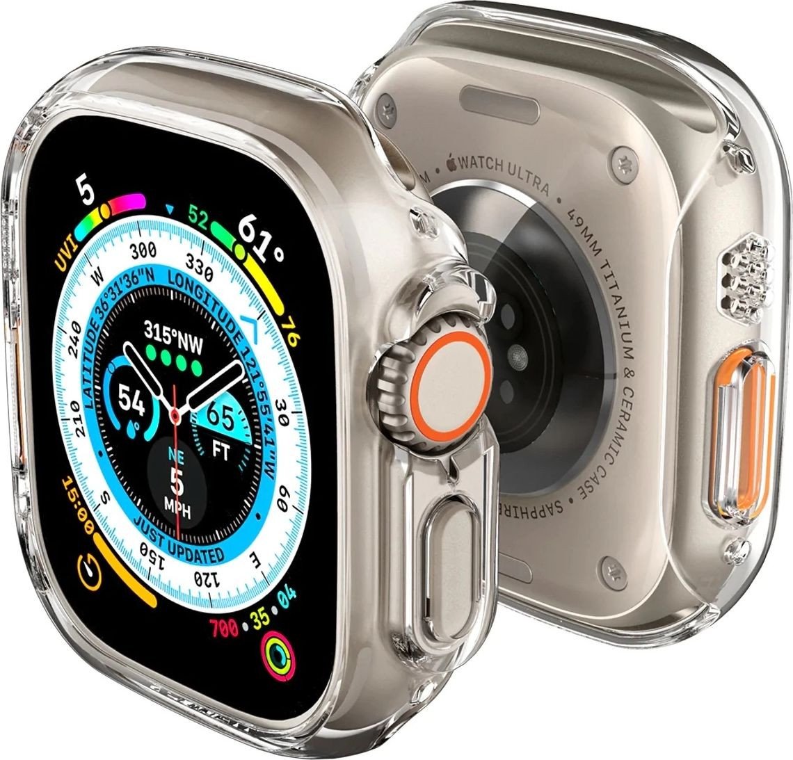 

Чехол Spigen Thin Fit для Apple Watch Ultra (49 мм) ACS05917 (прозрачный)