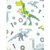 1.5-спальный комплект постельного белья Amarobaby Time to Sleep Дино AMARO-3403-Di (белый/зеленый)