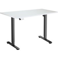 Стол для работы стоя ErgoSmart Electric Desk Slim 1200х650х25 мм (альпийский белый/черный)