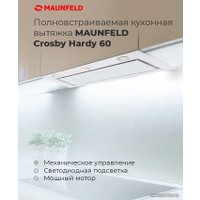 Кухонная вытяжка MAUNFELD Crosby Hardy 60 (черный)