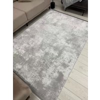 Ковер для жилой комнаты Radjab Carpet Амаль Прямоугольник 0901A (1.5x2.5, Grey/Grey)