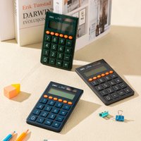 Калькулятор Deli EM130 (синий)