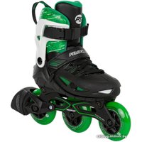 Роликовые коньки Powerslide Phuzion Universe 940688 (р. 33-36, зеленый)