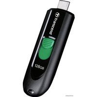 USB Flash Transcend JetFlash 790C 128GB (черный/зеленый)