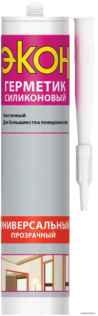 Герметик Экон Универсальный 280 мл (прозрачный)
