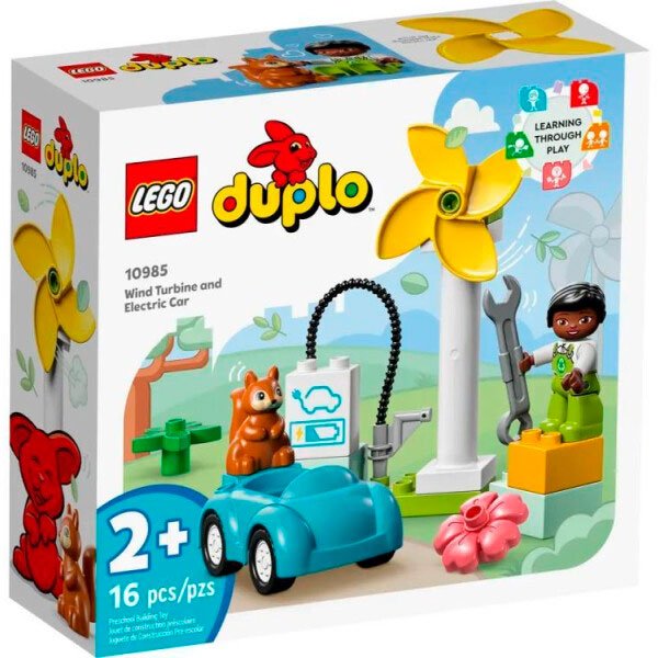 

Конструктор LEGO Duplo 10985 Ветряная турбина и электромобиль