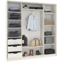 Шкаф-купе Кортекс-мебель Сенатор ШК12-45 Классика ДСП с зеркалом (дуб монтерей)