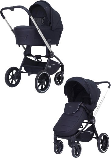 

Универсальная коляска Rant MOWbaby Zoom PU (2 в 1, silver black)