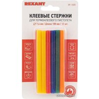 Клеевые стержни Rexant 09-1020 (12 шт, разноцветный)