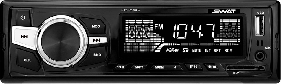 

USB-магнитола Swat MEX-1027UBW