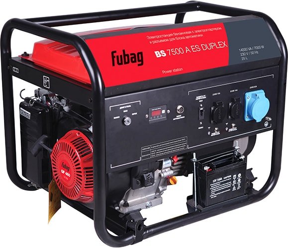 

Бензиновый генератор Fubag BS 7500 A ES Duplex