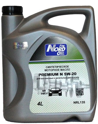 Nord Oil Premium N 5W-20 SN/CF 4л