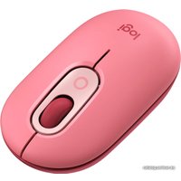 Мышь Logitech Pop Mouse (розовый/бордовый)