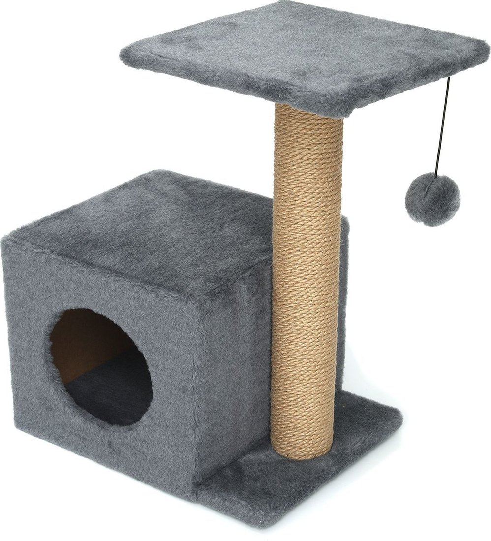 

Комплекс Cat House с боковой полкой 0.58 (джут серый)