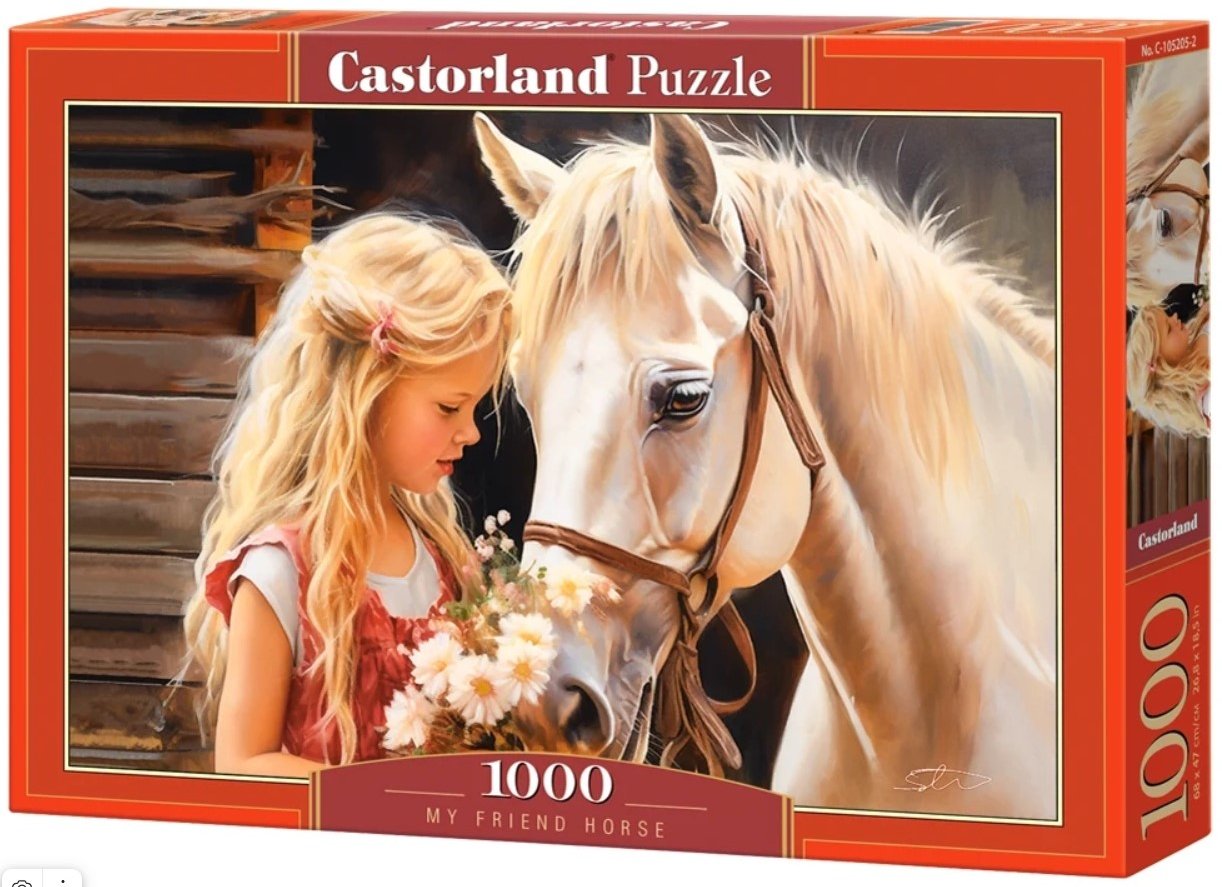

Пазл Castorland Мой друг - лошадь C-105205 (1000 эл)