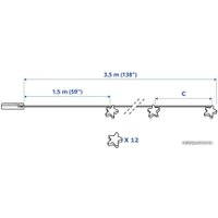 Новогодняя гирлянда Ikea Строла 505.030.89