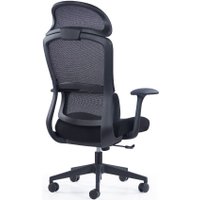 Офисное кресло SitZone CH-555A (сетка/ткань, черный) в Бобруйске