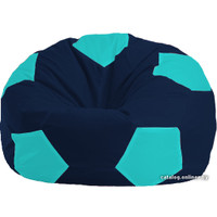 Кресло-мешок Flagman Мяч Стандарт М1.1-50 (темно-синий/бирюзовый)