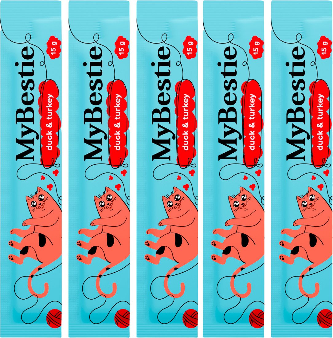 

Пресервы MyBestie Утка и Индейка (5x15 г)