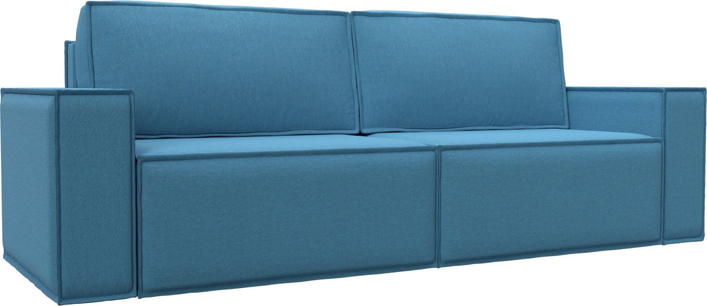 

Диван Лига диванов Куба Лайт 129436 (рогожка амур 10 голубой)