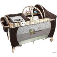 Манеж-кровать ForKiddy Arena lux 2020 (шоколадная лошадка)