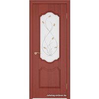 Межкомнатная дверь Юркас Орхидея ДО ПВХ 70x200 (итальянский орех, мат. с фьюзингом) в Лиде