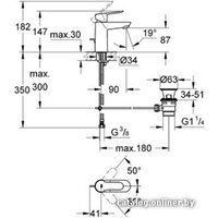 Смеситель Grohe BauEdge 23328000