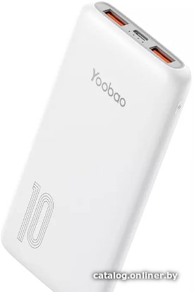 Внешний аккумулятор Yoobao Power Bank 1D 10000mAh (белый)