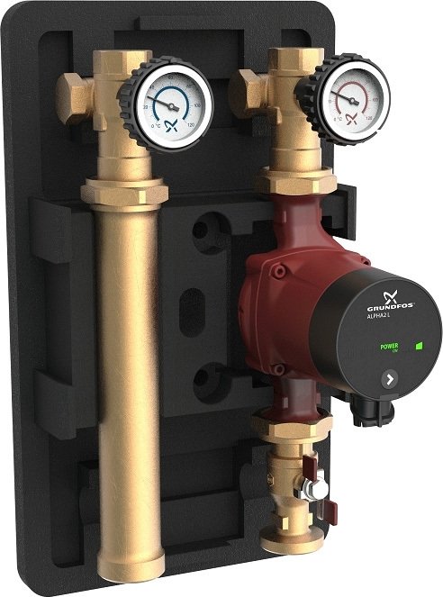 

Насосная группа Grundfos HEATMIX D25 ALPHA2L 60