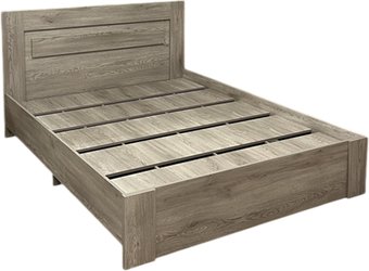 Кровать Поставымебель 165x207.7x99.9 КМС-Е-02 (дуб скандинавский)