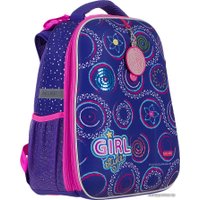 Школьный рюкзак Mike&Mar Узор (темно-синий/розовый)