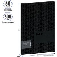 Папка для бумаг Berlingo DoubleBlack DB4_30701 (60 вкладышей, черный)
