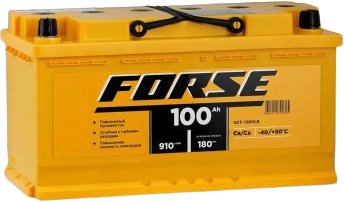 

Автомобильный аккумулятор FORSE L+ 910 A (100 А·ч) 600119050