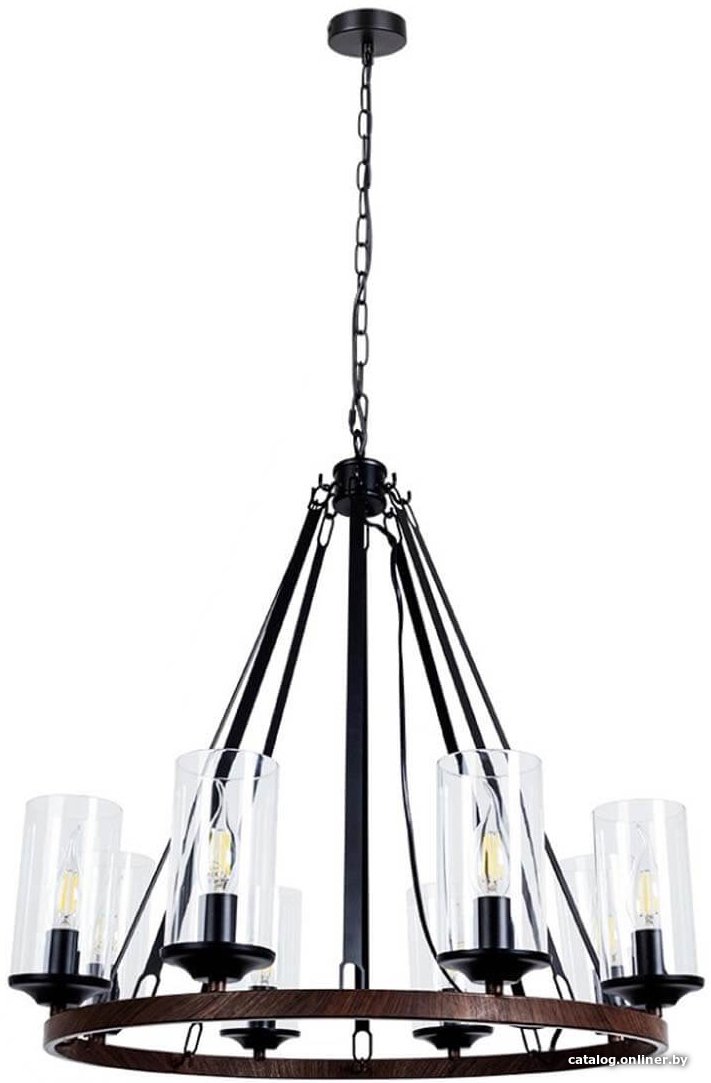 Припотолочная люстра Arte Lamp Dalim A7014SP-8BK