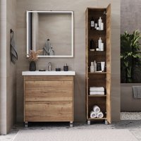  Briz Тумба с умывальником Риччи 70 360 03-08070-06 00 ВЕЛ (дуб веллингтон табак)