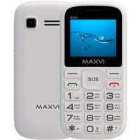 Кнопочный телефон Maxvi B201 (белый)