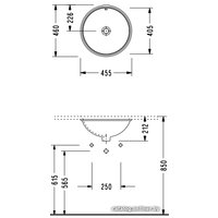 Умывальник Serel Smart Undercounter Round 0591
