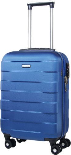 Чемодан-спиннер March Bumper 55 см (темно-голубой)