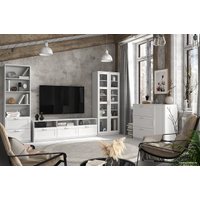 Шкаф-витрина Anrex Skagen 2V (белый)