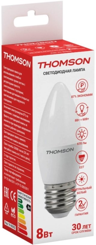 

Светодиодная лампочка Thomson Candle TH-B2022