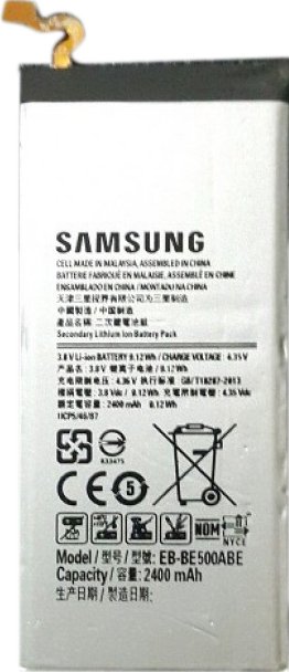 

Аккумулятор для телефона Копия Samsung Galaxy E5 Duos [EB-BE500ABE]