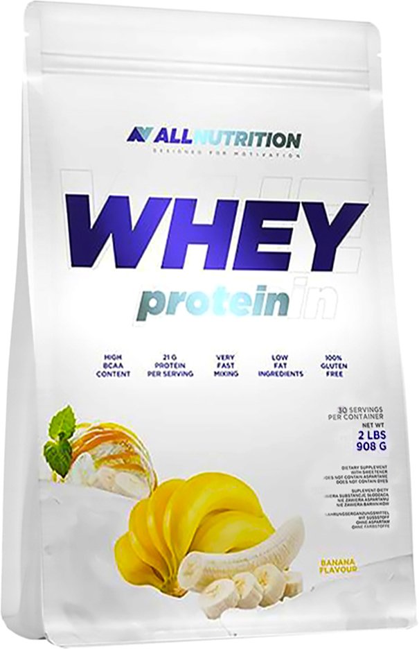

Протеин сывороточный (концентрат) Allnutrition Whey Protein (908 г, банан)