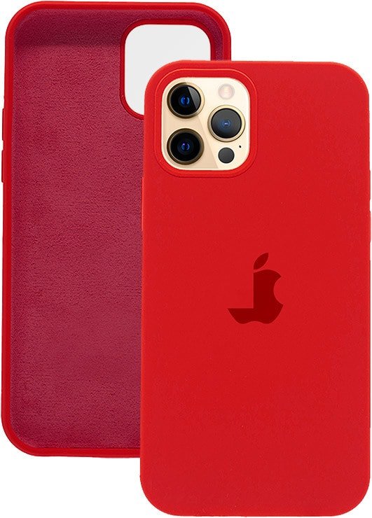 

Чехол для телефона EXPERTS Silicone Case для Apple iPhone 12/12 Pro (красный)