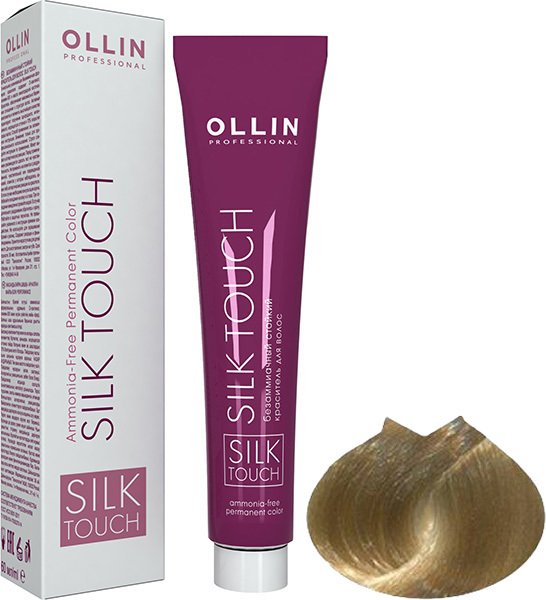 

Крем-краска для волос Ollin Professional Silk Touch 10/0 светлый блондин